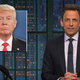 Image for article titled Donald Trump’s SNL joke theft isn’t lost on Seth Meyers